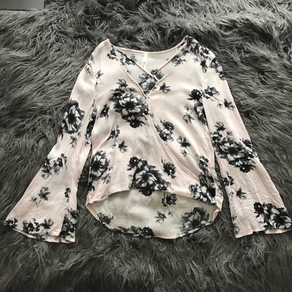 Floral Bell Bottom Sleeves